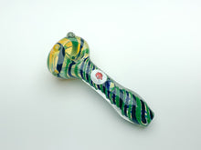 Load image into Gallery viewer, Blowfish Cane Twist Spoon with Marbles
