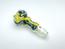 Load image into Gallery viewer, Blowfish Double Ring Silver-Fumed Dichro Spoon

