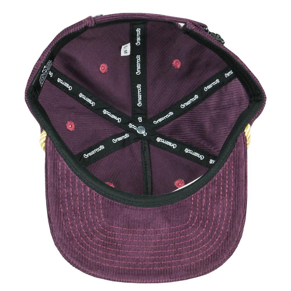 Danger Zone Script Purple Zipperback Hat